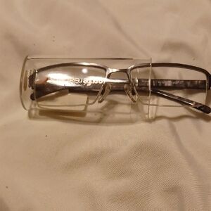 Foster Grant Silver and Black Glasses